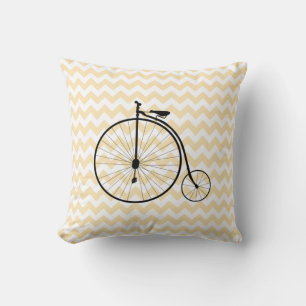 Snyggt Antique Bicycle accine Throw Kudde