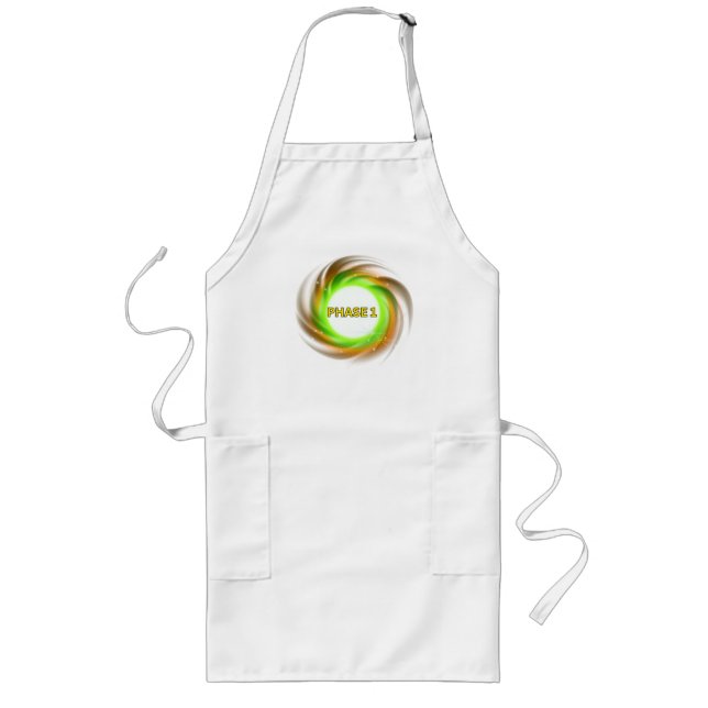 Snyggt Apron-design för alla köksentusiaster Långt Förkläde (Framsidan)