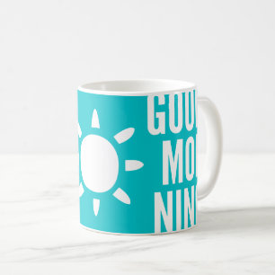 Snyggt Aqua Blue Bra Sol Tea Coffee Mugg