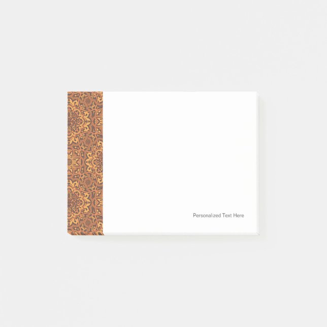 Snyggt arabiska ornament post-it block (Framsida)