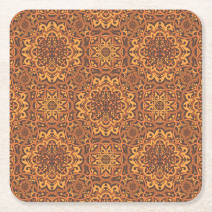 Snyggt arabiska ornament underlägg papper kvadrat
