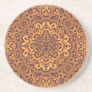 Snyggt arabiska ornament underlägg sandsten