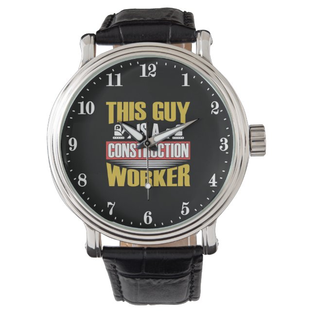 Snyggt arbetarord konst  armbandsur (Framsida)