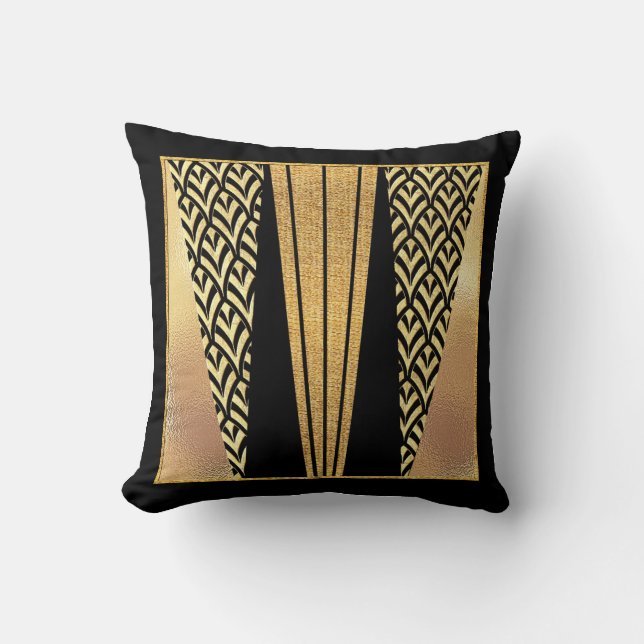 Snyggt Art Deco Kudde (Framsida)