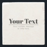 Snyggt - återmodern text | Svartvitt Stenunderlägg<br><div class="desc">Modern med ett återinspirerat utseende. Anpassa den här designen som du vill.</div>