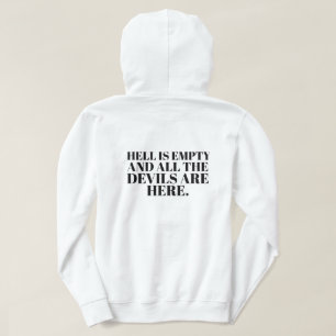Snyggt av Anpassningsbar Modern Minimal Manar Gråt Hoodie