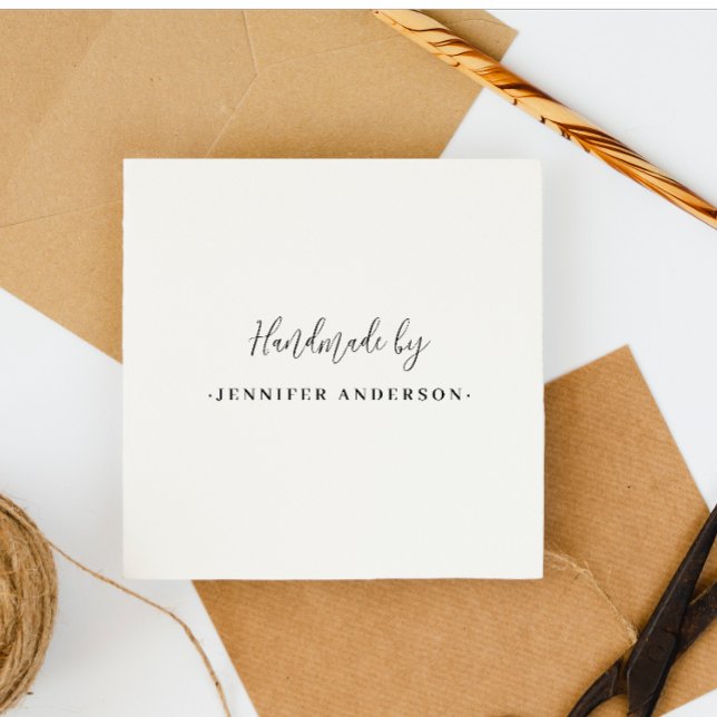 Snyggt av användarnamn för minimalistisk Chic Självfärgande Stämpel (Skapare uppladdad)