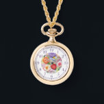 Snyggt av färgstarka faux broiderad Blommigt Armbandsur<br><div class="desc">Snyggten Faux Embroiderad Blommigt Womans Watches har en färgstark,  modern faux embrodery-blommigt i rosa,  lila,  orange och rött mot bakgrunden av pastellgrönt. Skapat av Evco Studio www.zazzle.com/store/evcostudio</div>