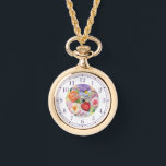 Snyggt av färgstarka faux broiderad Blommigt Armbandsur<br><div class="desc">Snyggten Faux Embroiderad Blommigt Womans Watches har en färgstark,  modern faux embrodery-blommigt i rosa,  lila,  orange och rött mot bakgrunden av pastellgrönt. Skapat av Evco Studio www.zazzle.com/store/evcostudio</div>
