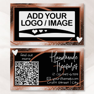 Snyggt av logotyp-mall koppar Ram Cute Heart Visitkort
