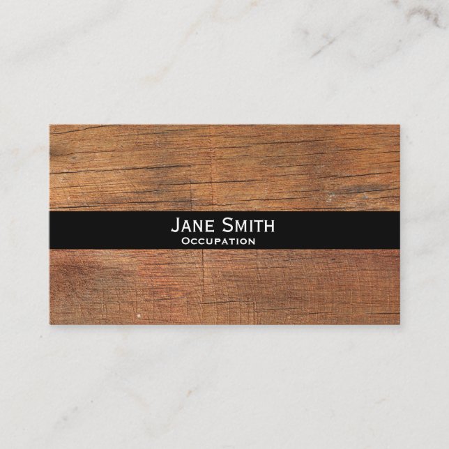 Snyggt av naturskog i det moderna trendiget anpass visitkort (Framsida)