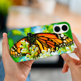 snyggt av orange-monarch-fjäril-foto, modern fet