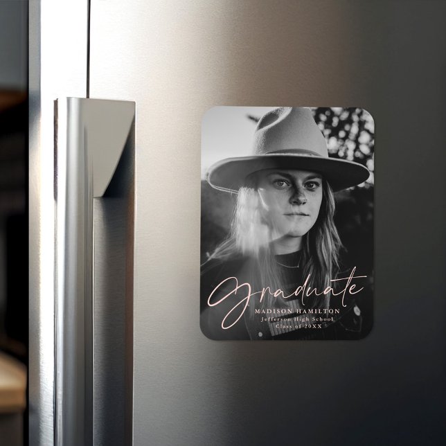 Snyggt  aviseringsfoto för Studenten i skript Magnet (Skapare uppladdad)