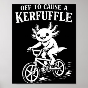 Snyggt Axolotl-meme utan anledning gör tumult Poster