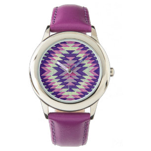 Snyggt Aztec-design Armbandsur