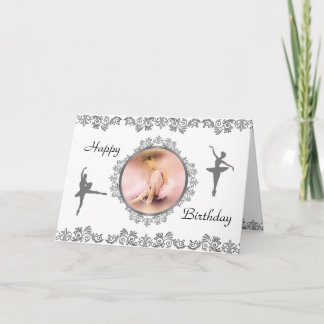 Snyggt Ballerina Princess Inspirational Quote Car Kort