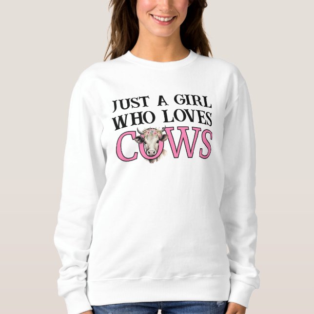 Snyggt BARA EN GIRL SOM KÄRLEK KÖR Western Cowgirl T Shirt (Framsida)