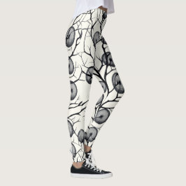 Snyggt & bekvämlighet och statisk struktur 4 leggings