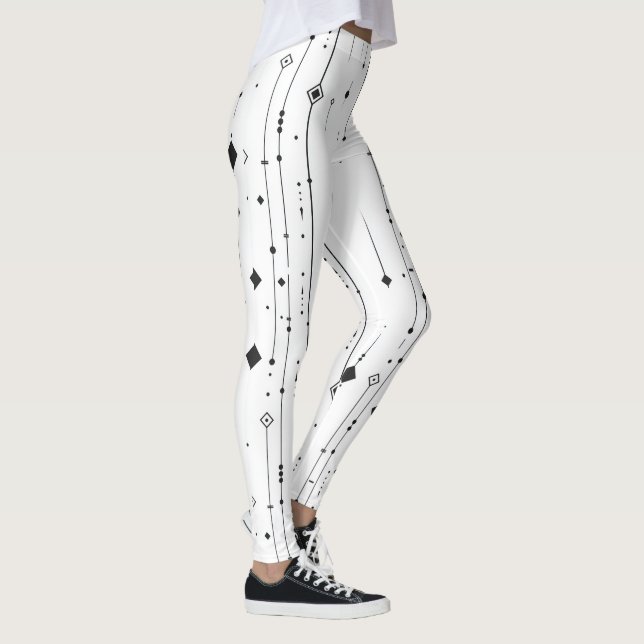 Snyggt & bekvämlighet och stretchy Fabric 19 Leggings (Höger)
