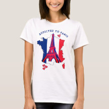 Snyggt Beroende för PARIS T-Shirt