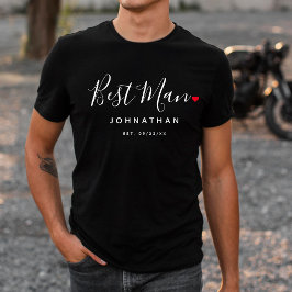 Snyggt Best Man Bröllop T Shirt
