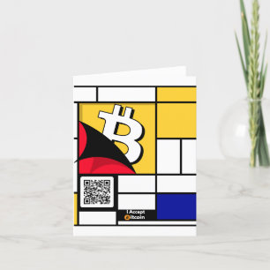 Snyggt Bitcoin - Btc-krypto Tack Kort