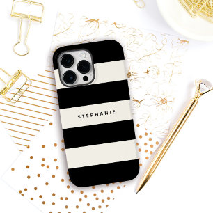 Snyggt Black and Eggshell White Rand med Namn