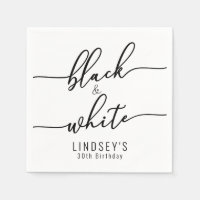 Snyggt Black and White Party