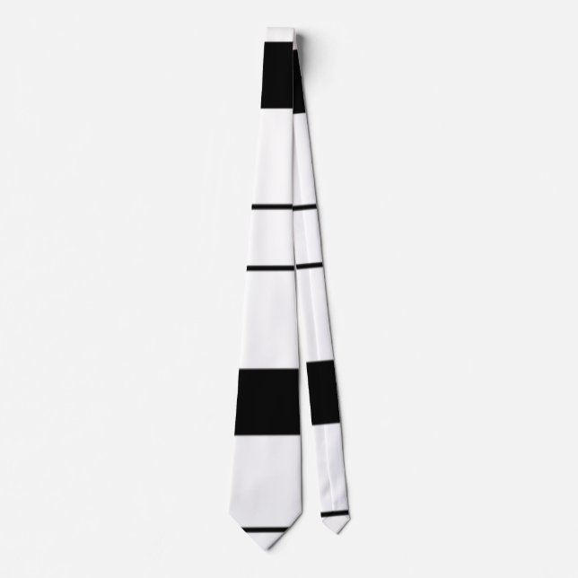Snyggt Black and White Rand Tie Slips (Framsida)