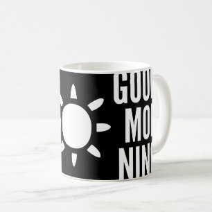 Snyggt Black Bra God morgon Sol Tea Coffee Mugg