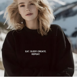 Snyggt Black Eat Sömnläge Skapa Upprepa slump T Shirt