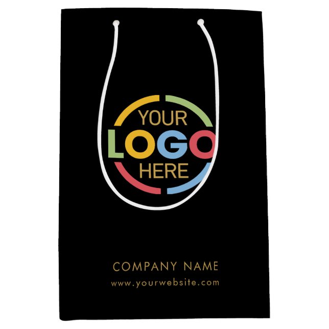 Snyggt Black Guld Corporate Business Logotyp (Framsidan)