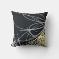 Snyggt Black Gult Abstrakt design