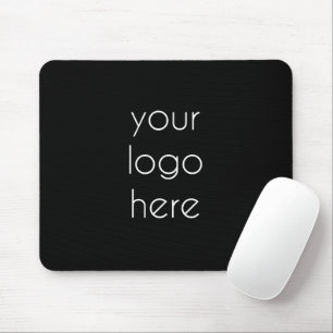 Snyggt Black Modern Professionell Business Logotyp Musmatta