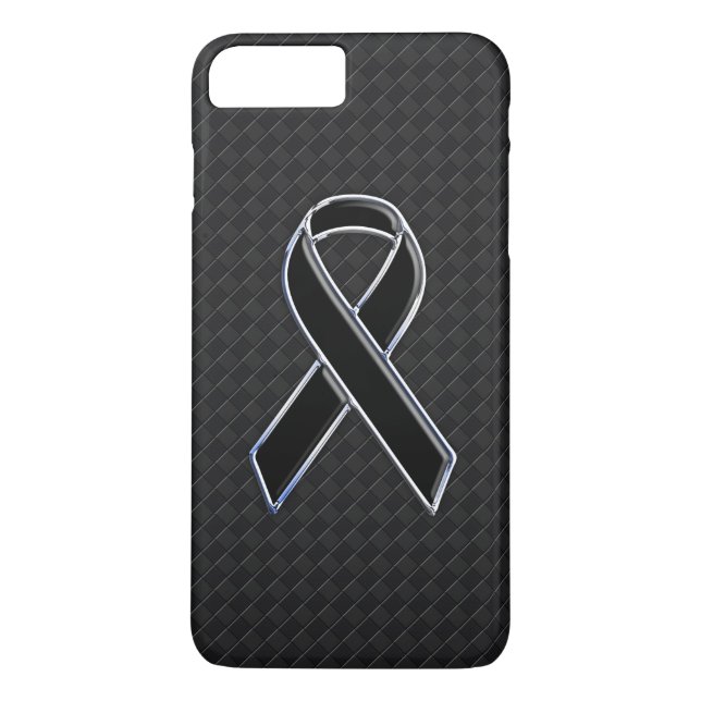 Snyggt Black Ribbon Awareness Case-Mate iPhone Skal (Baksida)