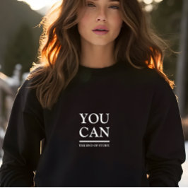 Snyggt Black You can Slogan T Shirt