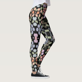 Snyggt Blomhalsar Leggings