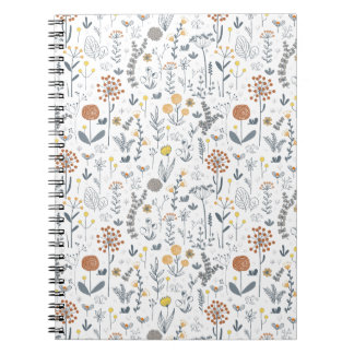 Snyggt Blommigt Fantasy Anteckningsbok
