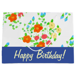 Snyggt Blommigt Gift-block