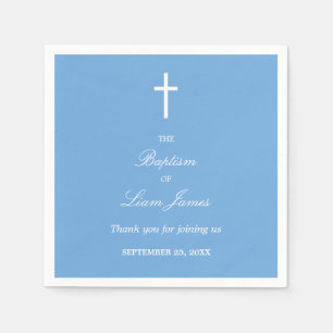 Snyggt Blue Baptism Party Napkins Pappersservett