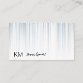 Snyggt | Blue Grått Vert Linjer Visitkort