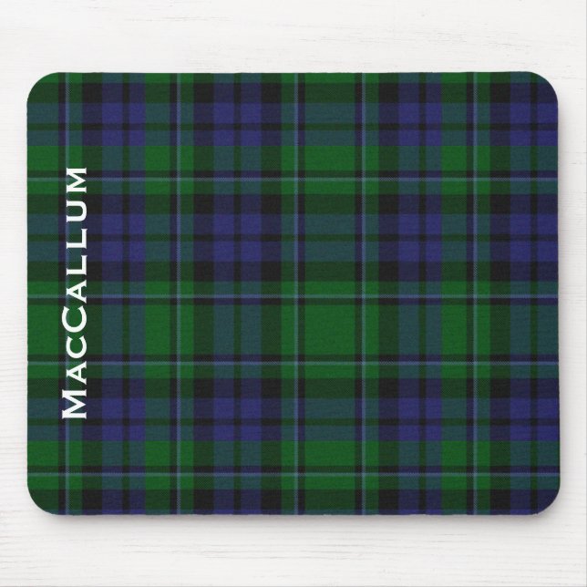 Snyggt Blue & Grönt MacCallum Tartan Play Musmatta (Framsidan)