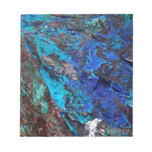 Snyggt Blue Marble Stone Anteckningsblock