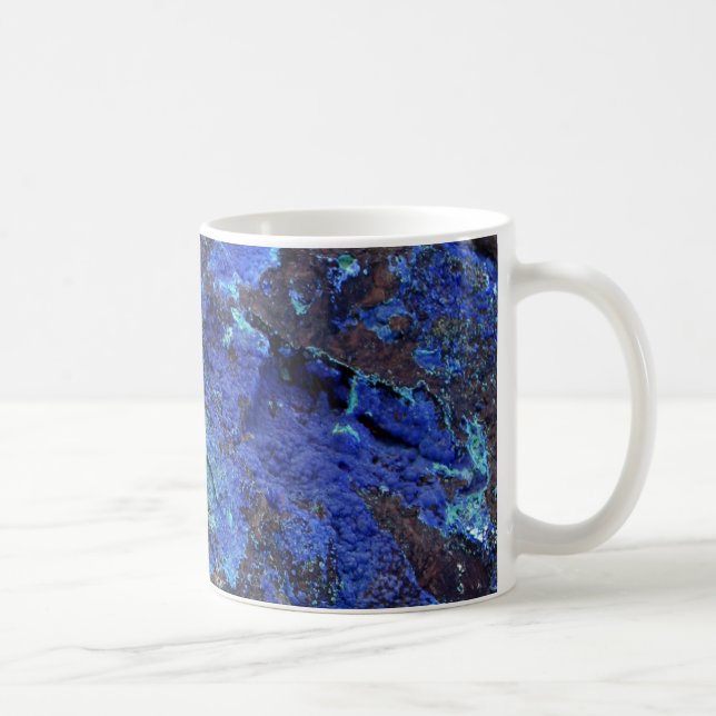 Snyggt Blue Marble Stone Kaffemugg (Höger)