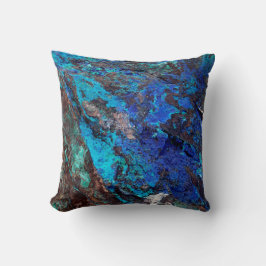 Snyggt Blue Marble Stone Kudde
