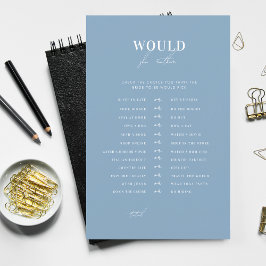 Snyggt Blue Möhippa skulle hon hellre spela