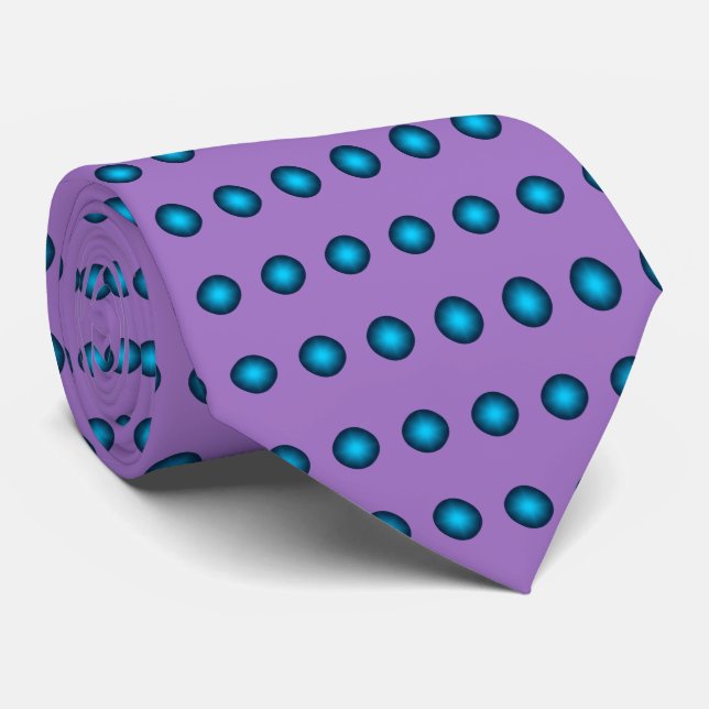 Snyggt Blue Polka Dot w. Lavender Background Slips (Rullad)