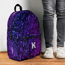 Snyggt Blue Rosa Neon Space Milky Way Initial