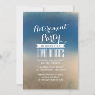 Snyggt Blue & White Winter Pension Party Inbjudningar