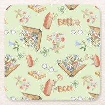 Snyggt boktematiserat pappersunderlägg